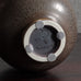 Berndt Friberg for Gustavsberg, Sweden, unique stoneware vase with dark brown haresfur glaze L3884