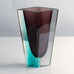 Kaj Franck for Nuutäjarvi-Nottsjö, Finland, large purple "Prisma" vase H1061