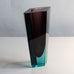 Kaj Franck for Nuutäjarvi-Nottsjö, Finland, large purple "Prisma" vase H1061
