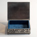Swedish, decorated pewter box M4199