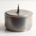 GAB Tenn, Sweden, pewter lidded jar with sculptural finial L3677