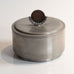 GAB Tenn, Sweden, pewter lidded jar with sculptural finial L3677