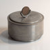 GAB Tenn, Sweden, pewter lidded jar with sculptural finial L3677