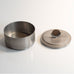 GAB Tenn, Sweden, pewter lidded jar with sculptural finial L3677