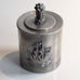 CG Hallberg, Sweden, pewter lidded jar L3770
