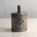 CG Hallberg, Sweden, pewter lidded jar L3770