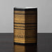 Hans Theo Baumann for Rosenthal, Germany, porcelain vase in black and gold H1557