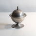 Celestine Andersson, Sweden, decorated pewter footed jar L3764