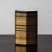 Hans Theo Baumann for Rosenthal, Germany, porcelain vase in black and gold H1557