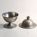 Celestine Andersson, Sweden, decorated pewter footed jar L3764