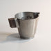 GAB Tenn, Sweden, pewter cream cup with wooden handle L3864