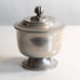 GAB Tenn, Sweden, pewter lidded bowl with seed pod handle M4139