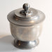 GAB Tenn, Sweden, pewter lidded bowl with seed pod handle M4139
