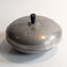 GAB Tenn, Sweden, pewter lidded bowl with wooden handle L3690