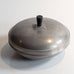 GAB Tenn, Sweden, pewter lidded bowl with wooden handle L3690