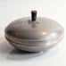 GAB Tenn, Sweden, pewter lidded bowl with wooden handle L3690