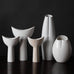 Tapio Wirkkala for Rosenthal, Germany, five vases with white glaze