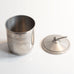 Lundin & Lindberg, Sweden, pewter lidded jar with sculptural finial M4197