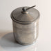 Lundin & Lindberg, Sweden, pewter lidded jar with sculptural finial M4197