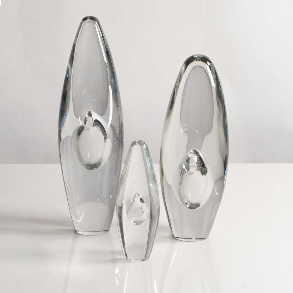 Three "Orchidea" vases by Timo Sarpaneva for Iittala