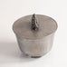Schreuder & Olsson, Sweden, pewter deco lidded bowl M4140