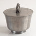 Schreuder & Olsson, Sweden, pewter deco lidded bowl M4140