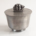 Schreuder & Olsson, Sweden, pewter deco lidded bowl M4140