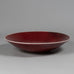 Gerry Williams, US, Unique stoneware bowl with oxblood glaze N7550