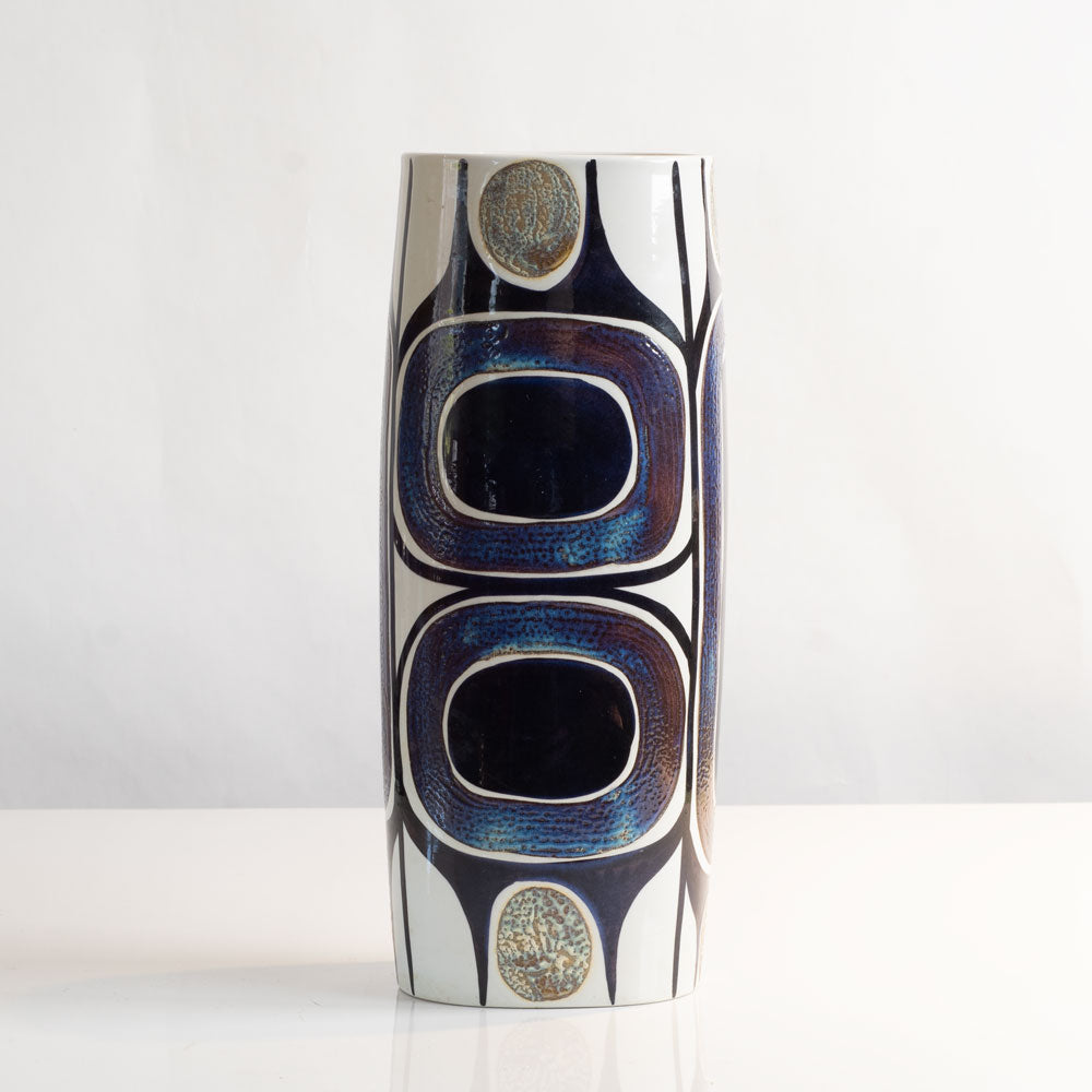 Inge Lise Koefoed for Royal Copenhagen, Faience "Tenera" vase M4261