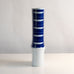 Large vase with glossy white glaze and blue patterning for Rosenthal, Germany L3156