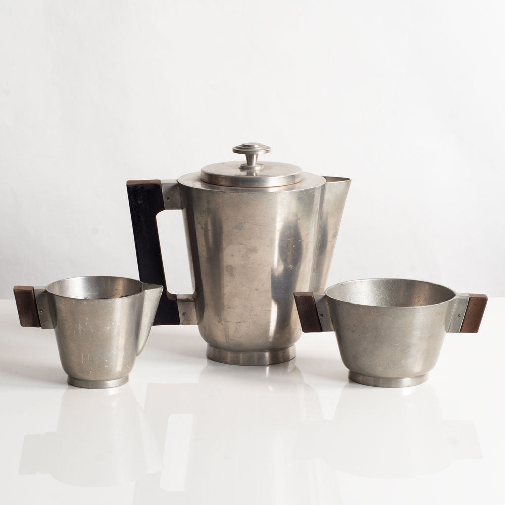 Three pewter items by GAB Tenn, Sweden
