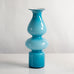 Per Lutken for Holmegaard, Denmark, "Carnaby" vase in blue glass M4187