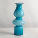 Per Lutken for Holmegaard, Denmark, "Carnaby" vase in blue glass M4187