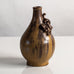 Arne Bang, own studio, Denmark, stoneware vase with brown glaze and berry decoration M4239
