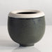 Otto Meier, Germany, unique ceramic vase with green and white matte glaze L3741