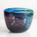 Eva Englund, Muraya Studio, Sweden, blue, green and purple glass vase M4168