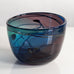 Eva Englund, Muraya Studio, Sweden, blue, green and purple glass vase M4168