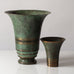Two light bronze vases by Carl Sorensen, US