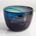 Eva Englund, Muraya Studio, Sweden, blue, green and purple glass vase M4168