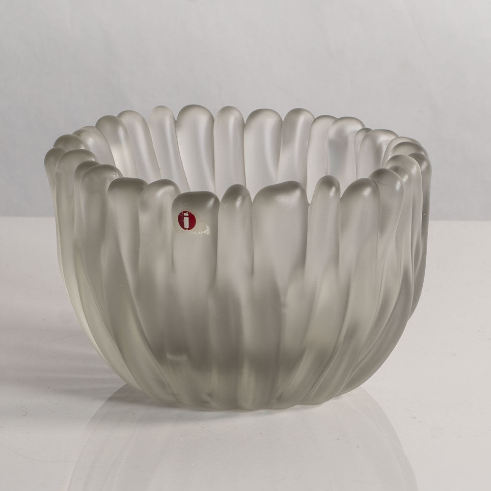 Tapio Wirkkala for Iittala, Finland, glass "Jäkälä" vase M4238
