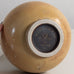 Gunnar Nylund for Rörstrand, stoneware vase with matte yellow ochre glaze L3643