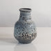 Gunnar Nylund for Rörstrand, Sweden, stoneware vase with gray dripping glaze M4218