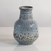Gunnar Nylund for Rörstrand, Sweden, stoneware vase with gray dripping glaze M4218