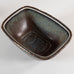 Gunnar Nylund for Rörstrand, Sweden, ceramic bowl with blue and brown glaze H1008