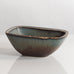 Gunnar Nylund for Rörstrand, Sweden, ceramic bowl with blue and brown glaze H1008