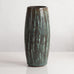 Gunnar Nylund for Rörstrand, Sweden, stoneware vase with striated green and brown glaze J1718