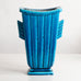 Gunnar Nylund for Rörstrand, large art deco vase with turquoise blue glaze L3731