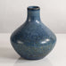Carl Harry Stålhane for Rörstrand, Sweden, stoneware vase with blue haresfur glaze L3638