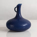 Carl Harry Stålhane for Rörstrand, Sweden, stoneware pitcher with blue haresfur glaze M4045
