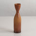 Carl Harry Stålhane for Rörstrand, Sweden, stoneware vase with orange haresfur matte glaze M4069